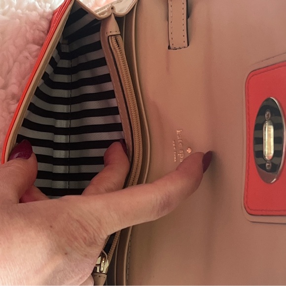 Kate Spade orange handbag and wristlet set - Picture 9 of 16
